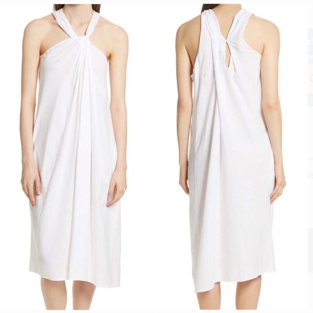 Vince | Twist Front Halter Dress